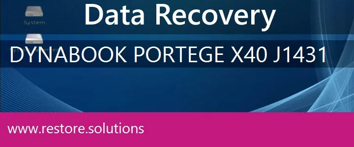Dynabook Portege X40-J1431 data recovery