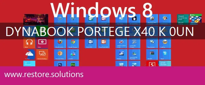 Dynabook Portege X40-K-0UN windows 8 recovery