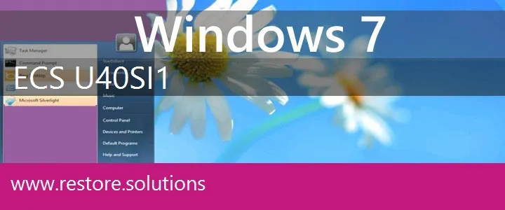 ECS U40SI1 windows 7 recovery