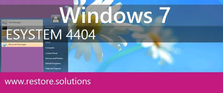 E System 4404 windows 7 recovery