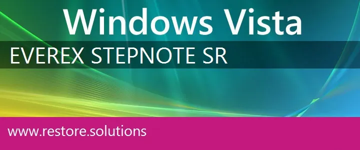 Everex StepNote SR windows vista recovery