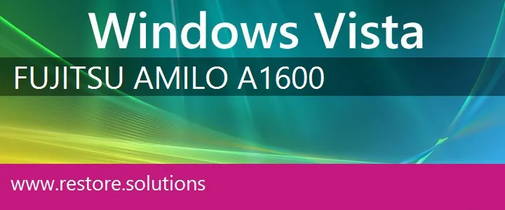 Fujitsu Amilo A1600 windows vista recovery