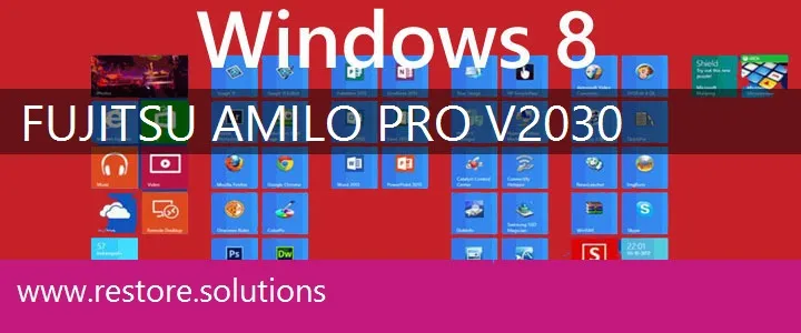 Fujitsu Amilo Pro V2030 windows 8 recovery