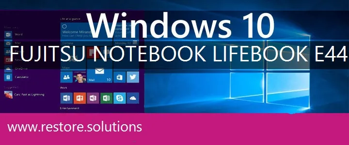 Fujitsu Notebook LIFEBOOK E449 windows 10 recovery
