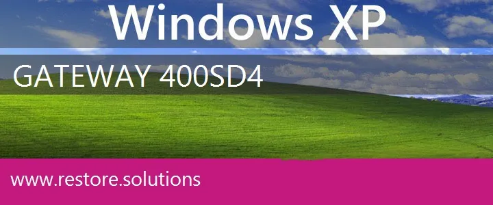 Gateway 400SD4 windows xp recovery