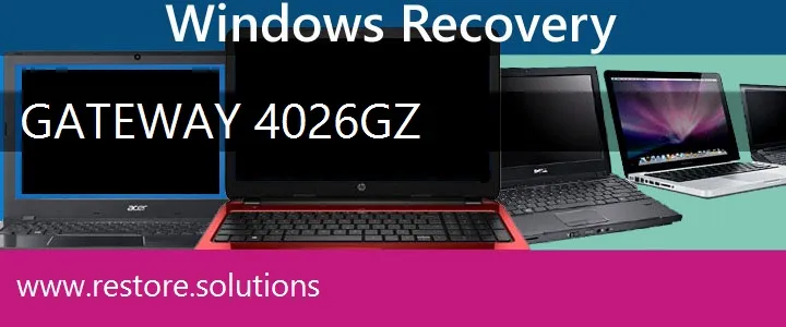 Gateway 4026GZ Laptop recovery