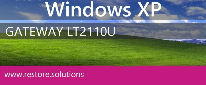 Gateway LT2110u windows xp recovery