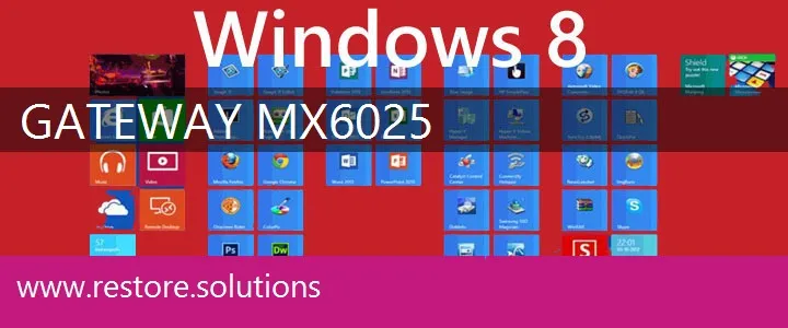 Gateway MX6025 windows 8 recovery