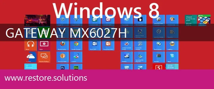 Gateway MX6027H windows 8 recovery