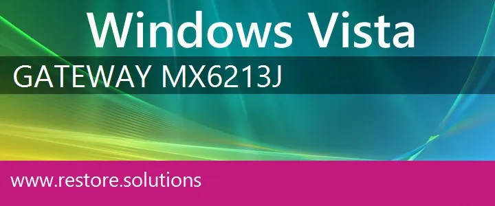 Gateway MX6213j windows vista recovery