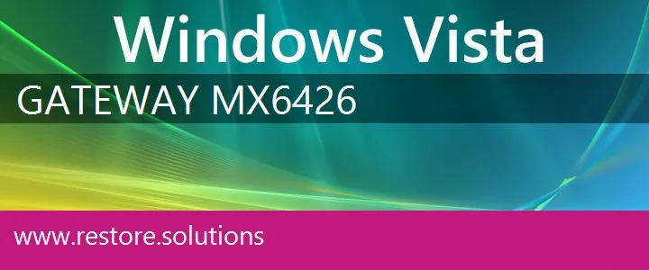 Gateway MX6426 windows vista recovery