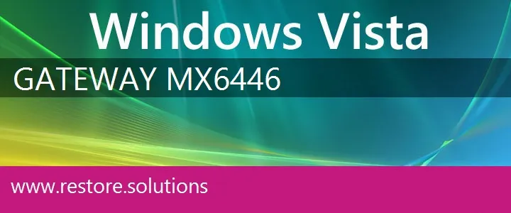 Gateway MX6446 windows vista recovery