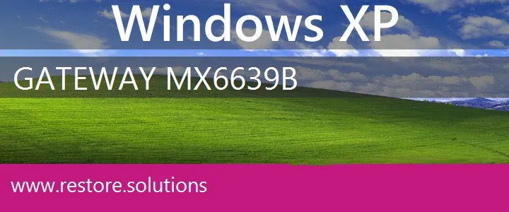 Gateway MX6639b windows xp recovery