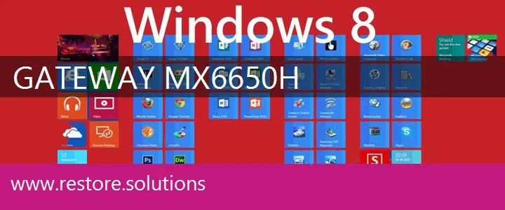 Gateway MX6650H windows 8 recovery