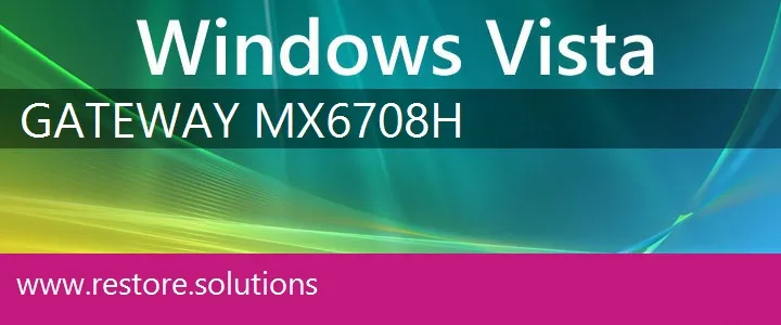 Gateway MX6708h windows vista recovery