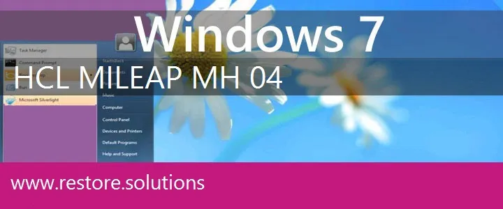 HCL MiLeap MH 04 windows 7 recovery