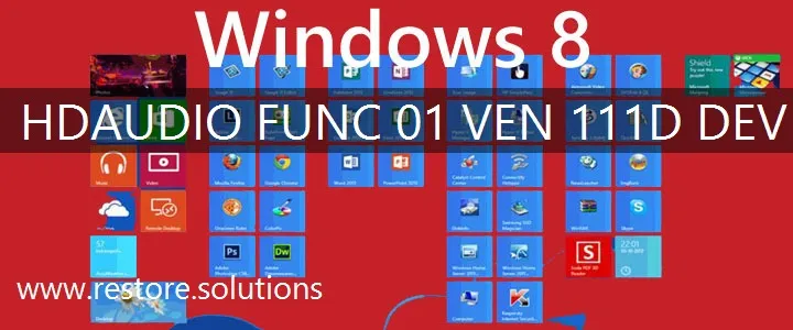 HDAUDIO\FUNC_01&VEN_111D&DEV_76D1 Windows 8 Drivers
