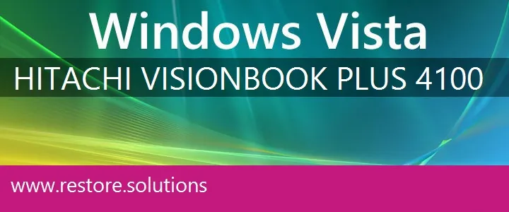 Hitachi VisionBook Plus 4100 windows vista recovery