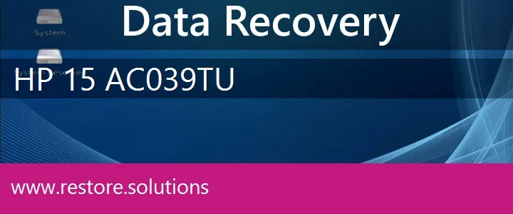 HP 15-AC039TU data recovery