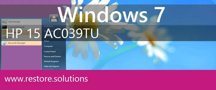 HP 15-AC039TU windows 7 recovery