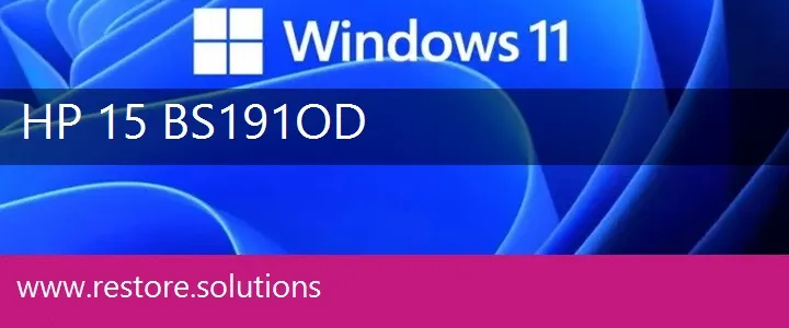 HP 15-BS191OD windows 11 recovery