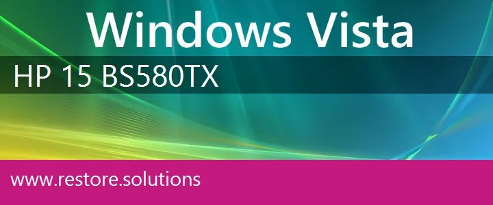 HP 15-BS580TX windows vista recovery