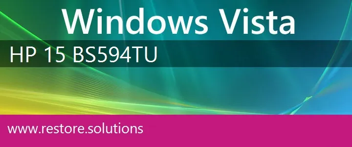 HP 15-BS594TU windows vista recovery
