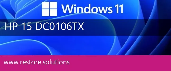 HP 15-DC0106TX windows 11 recovery