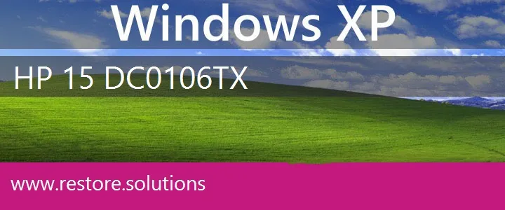 HP 15-DC0106TX windows xp recovery