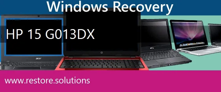 HP 15-G013DX Laptop recovery