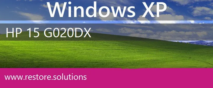 HP 15-G020DX windows xp recovery