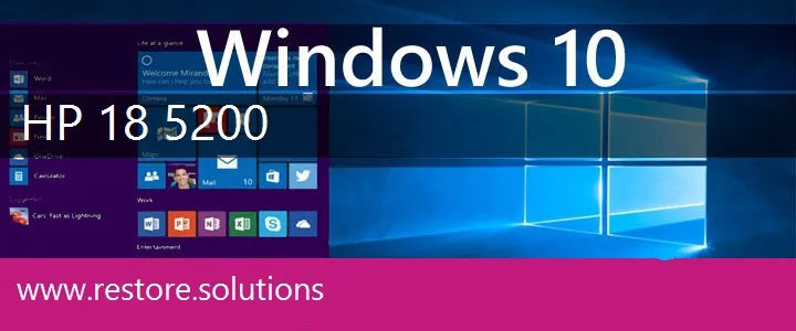 HP 18-5200 windows 10 recovery