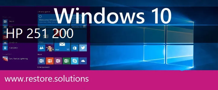 HP 251-200 windows 10 recovery