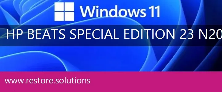 HP Beats Special Edition 23-n200 windows 11 recovery