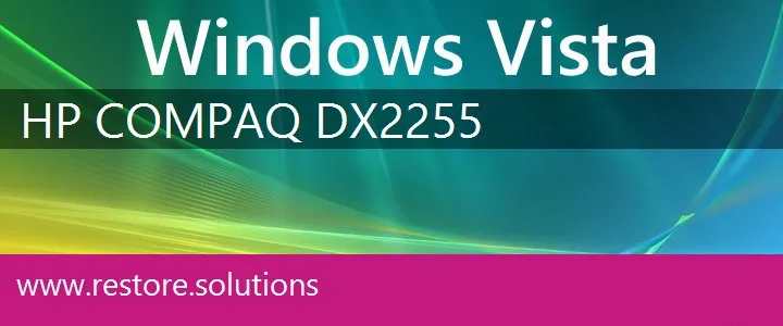 HP Compaq dx2255 windows vista recovery