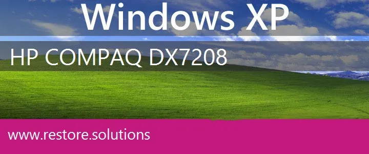HP Compaq dx7208 windows xp recovery