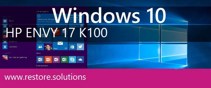 HP Envy 17-k100 windows 10 recovery