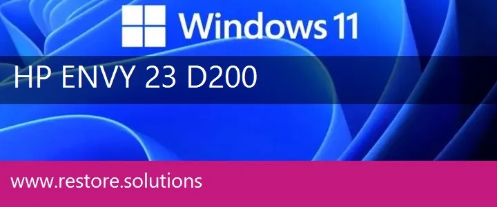 HP ENVY 23-d200 windows 11 recovery