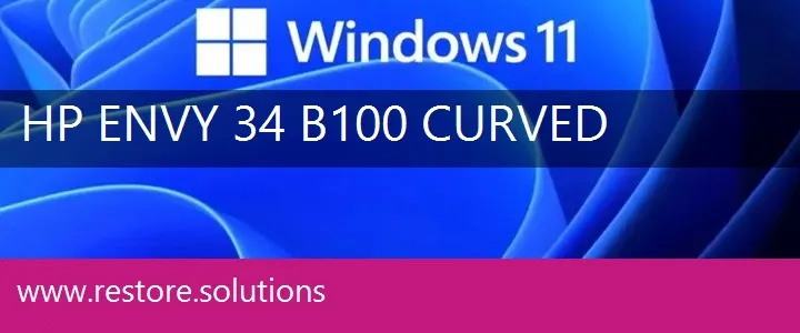 HP ENVY 34-b100 Curved windows 11 recovery