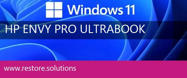 HP Envy Pro Ultrabook windows 11 recovery