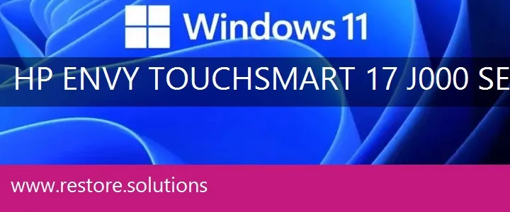 HP Envy TouchSmart 17-j000 Select windows 11 recovery