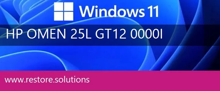 HP OMEN 25L GT12-0000i windows 11 recovery