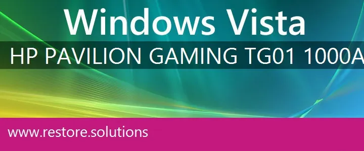 HP Pavilion Gaming TG01-1000a windows vista recovery