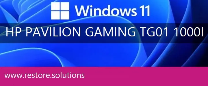 HP Pavilion Gaming TG01-1000i windows 11 recovery
