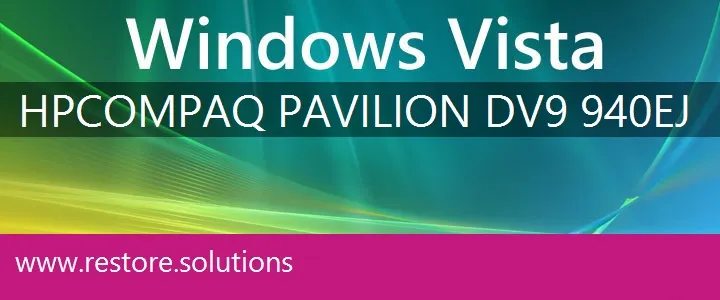 HP Compaq Pavilion DV9-940ej windows vista recovery