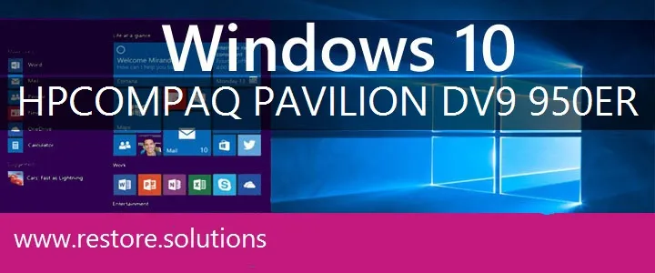 HP Compaq Pavilion DV9-950er windows 10 recovery