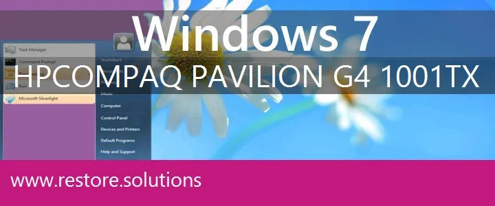 HP Compaq Pavilion G4-1001tx windows 7 recovery