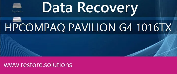 HP Compaq Pavilion G4-1016tx data recovery