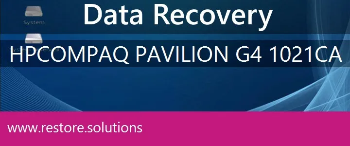 HP Compaq Pavilion G4-1021ca data recovery
