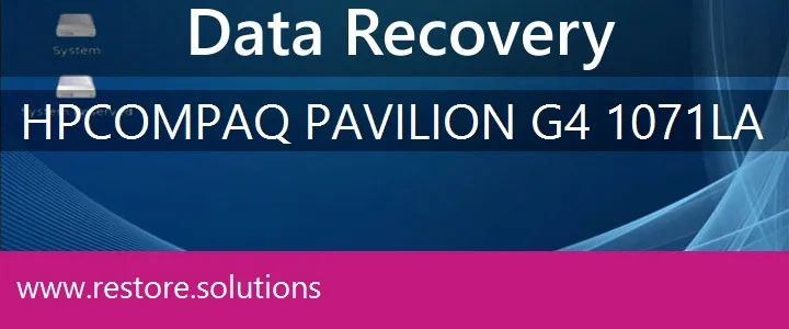 HP Compaq Pavilion G4-1071la data recovery
